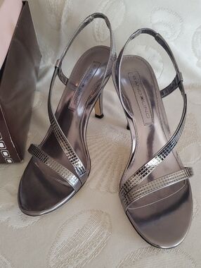 Bandolino Dk Silver Heeled Sandals